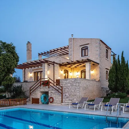 빌라 Villa Eleftherna Elefterna